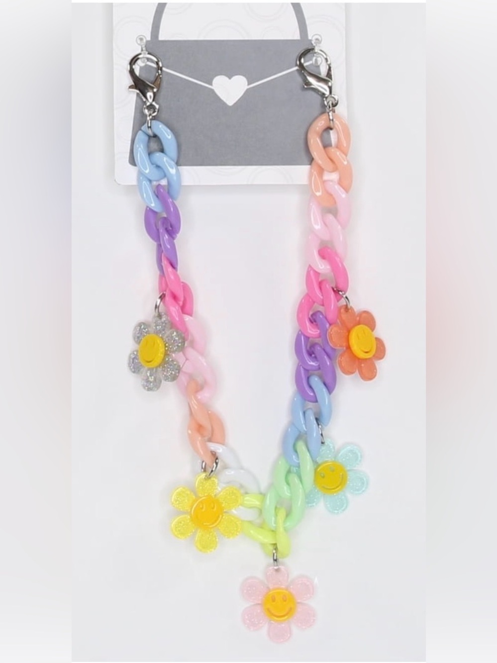 Flowers Bag Chain Charm